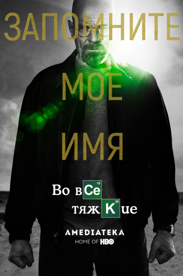 Во все тяжкие - постер сериала